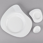 Cardinal Divinity White Porcelain Dinnerware