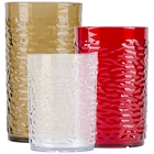 Carlisle Pebble Optic Designer Plastic Tumblers