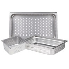 Steam Table Food Pans - Perforated Stainless Steel