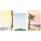 Tropical Style Menu Paper