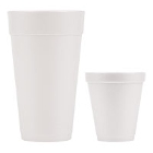 White Foam Drinking Cups