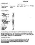 Nutritional Information Nutritional Information
