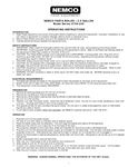 6750 Rethermalizer Operation / Parts Manual 6750 Rethermalizer Operation / Parts Manual