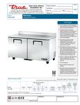 Spec Sheet Spec Sheet