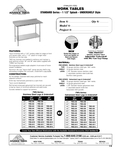 Spec Sheet Spec Sheet