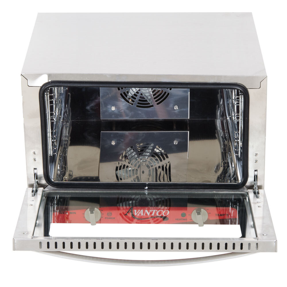 Avantco CO-16 Half Size Countertop Convection Oven, 1.5 Cu. Ft. - 120V ...