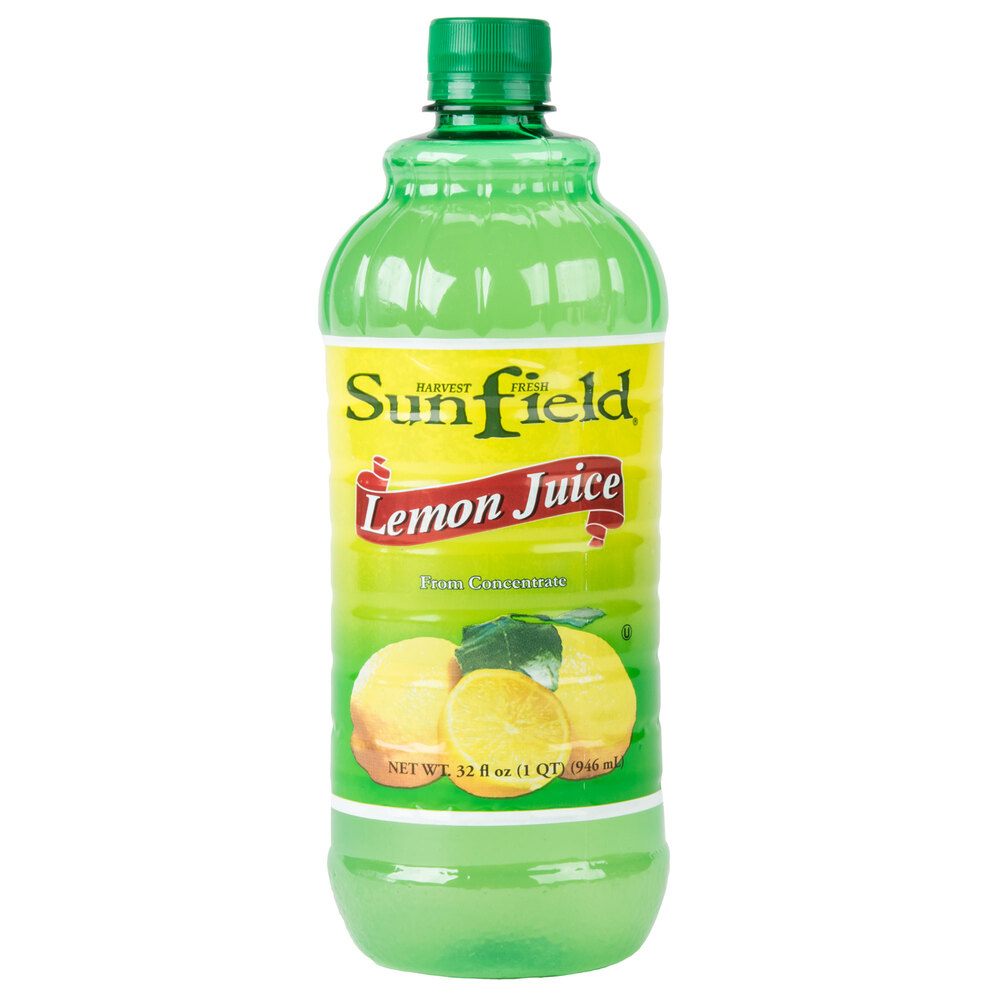 Natural Strength Lemon Juice - 32 oz. Bottle