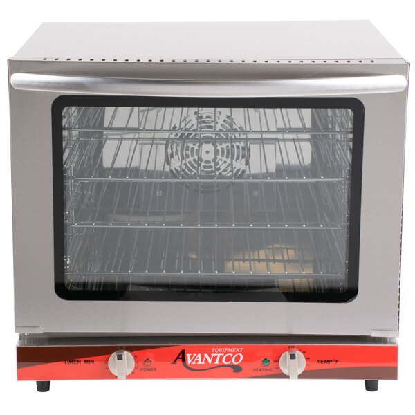 Avantco CO-28 Half Size Countertop Convection Oven, 2.3 Cu. Ft. - 208 ...
