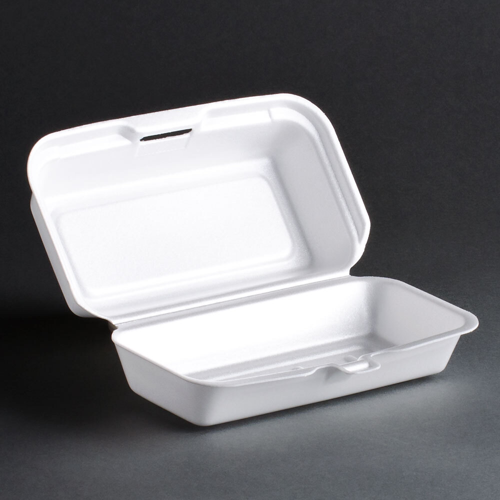 White Foam Hot Dog Container White Foam Hot Dog Container