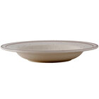 Narrow Rim Brown Speckle China Dinnerware