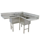 Advance Tabco 3 Compartment Sinks