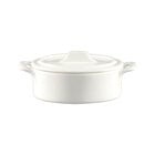 CAC Gourmet Bright White Porcelain Dinnerware