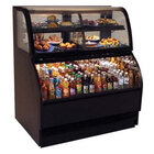 Dual Service Curved Glass Merchandisers