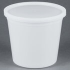 5.25 Qt. Translucent Round Deli Container and Lid Combo Pack - 5/Pack