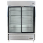 Glass Door Reach-In Refrigerators