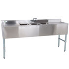 3 Bowl Underbar Sinks