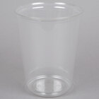 Fabri-Kal Alur RD32 32 oz. Recycled Customizable Clear PET Plastic Round Deli Container - 500/Case