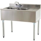 2 Bowl Underbar Sinks