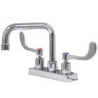 Deck Mount Faucets with Swing Nozzles