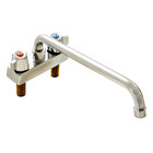 Deck Mount Faucets with Swing Nozzles