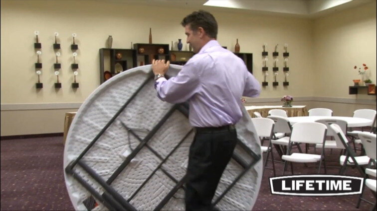 Features of the Lifetime 60 Inch Round Folding Table Features of the Lifetime 60 Inch Round Folding Table