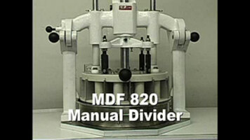 Doyon MDF Manual Dough Divider Doyon MDF Manual Dough Divider