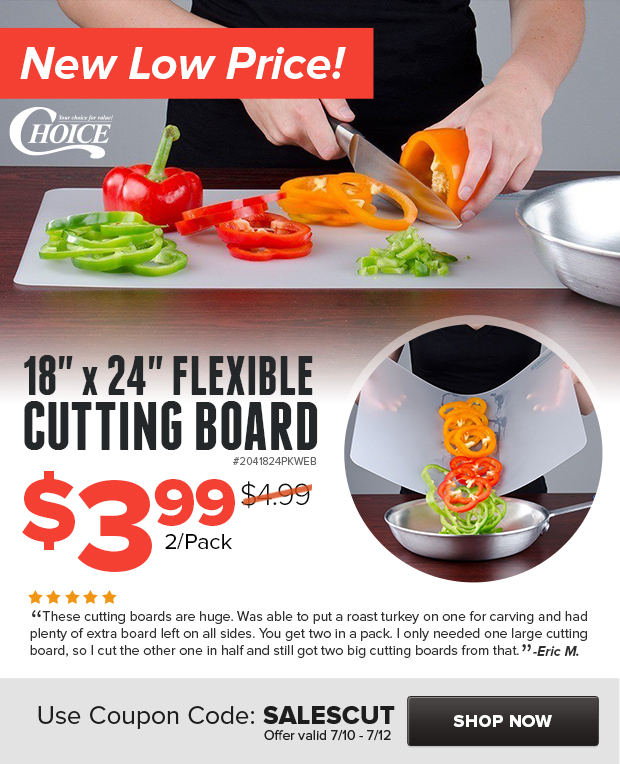 Choice Flexible Cutting Board on Sale!