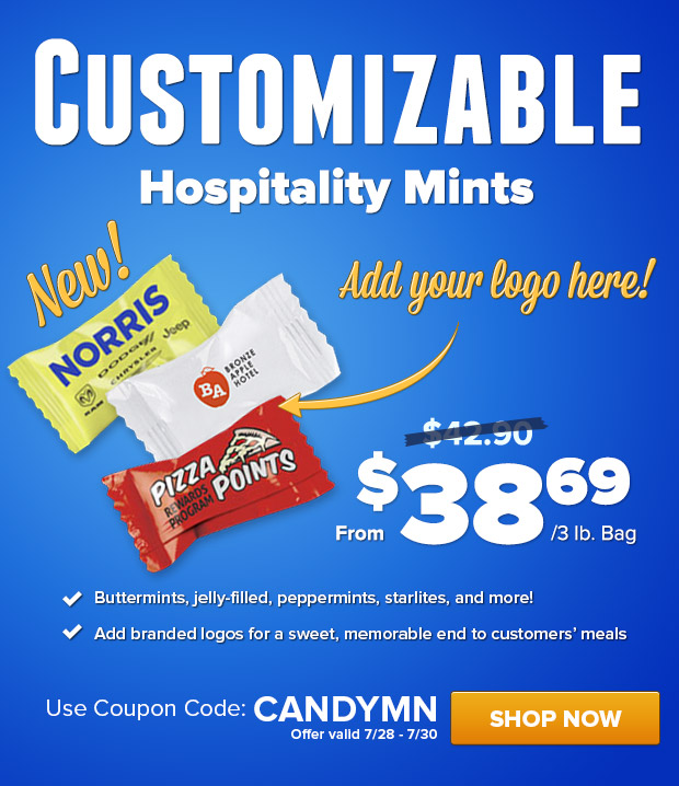 Customizable Hospitality Mints