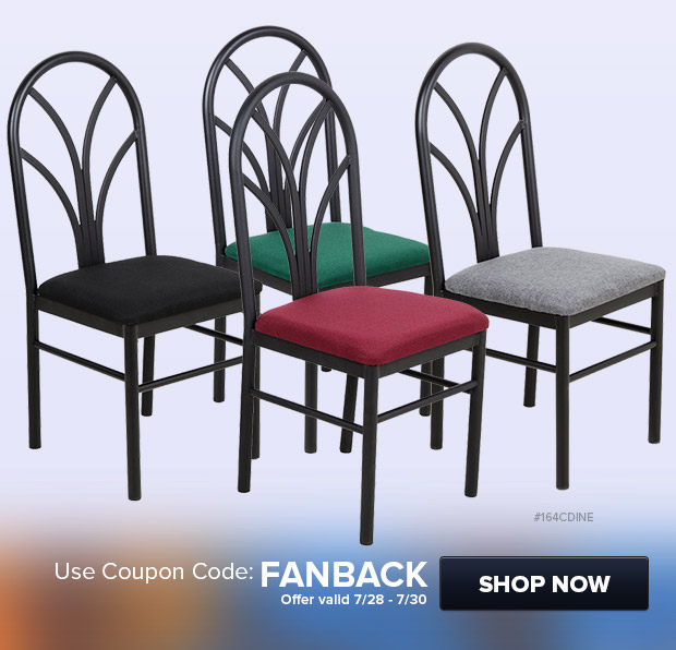 Padded Fanback Chairs