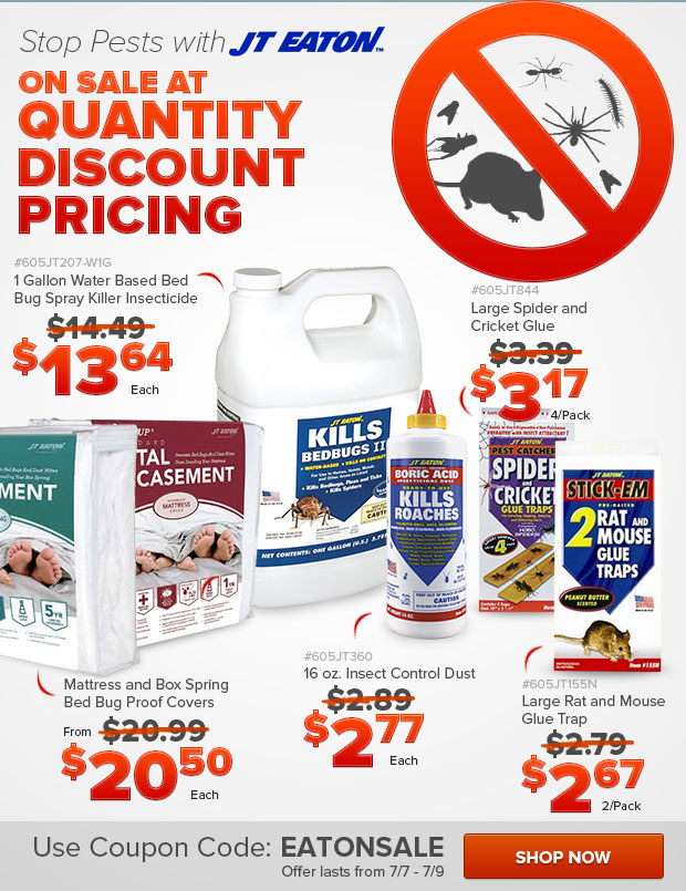 Stop Pests with JT Eaton at New Lower Pricing