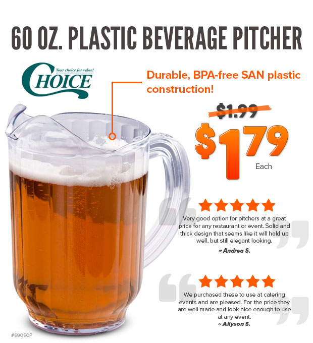 Plastic Beverage Pitcher
