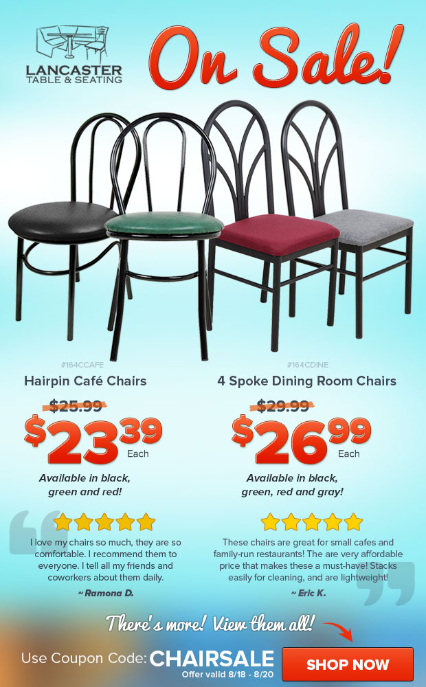 Lancaster Table and Seating on Sale!
