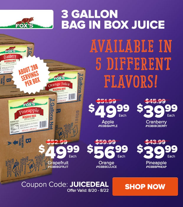 Fox's Bag in Box Juice