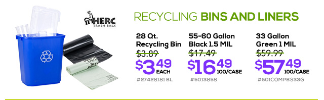 Recycling Bins and Liners