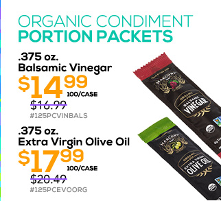Organic Condiment Portion Packets