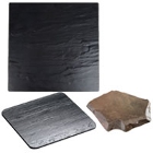 Slate and Faux Slate Serving and Display Platters / Trays
