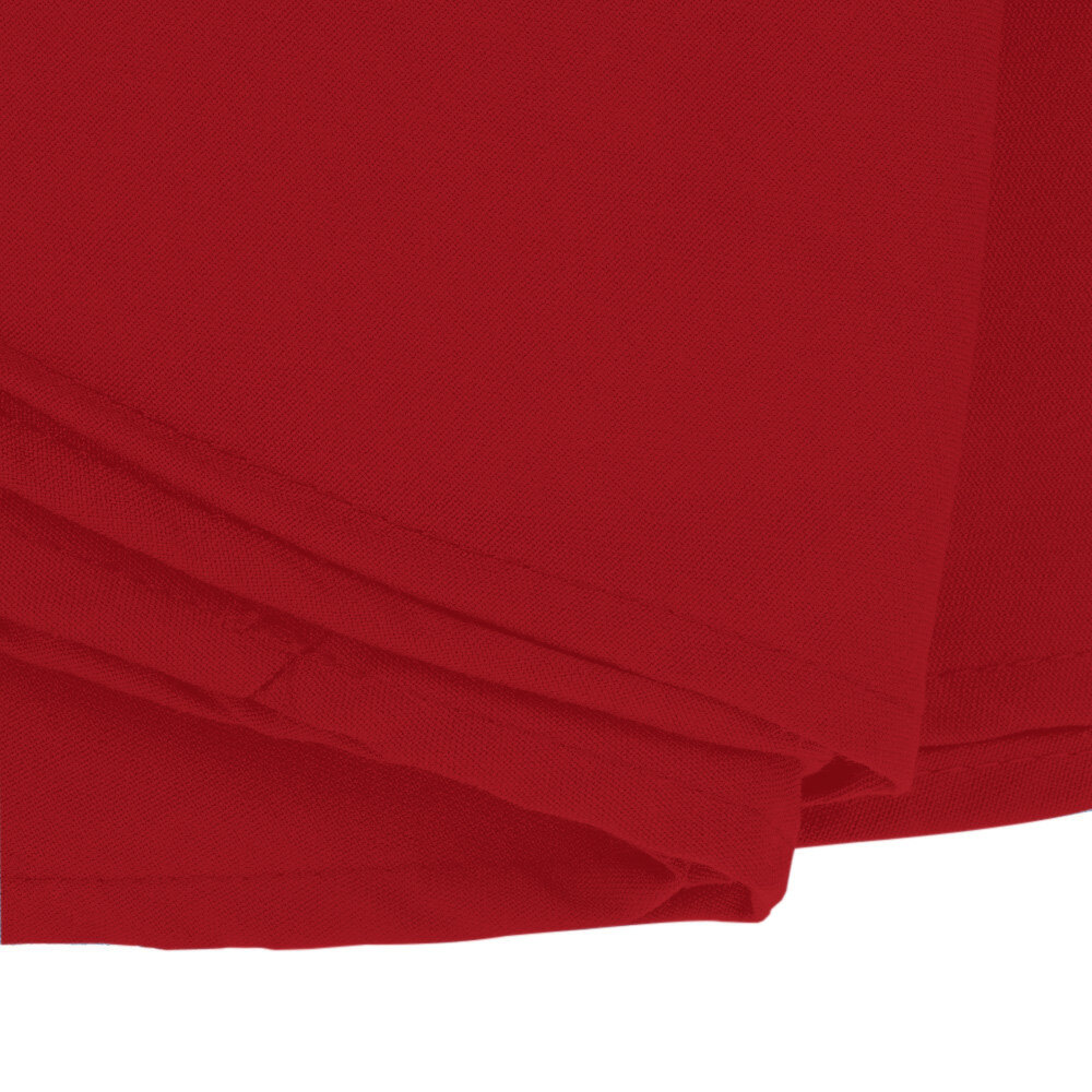 132 Round Red 100 Polyester Hemmed Cloth Table Cover Main Picture Image Preview