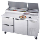 Commercial Pizza Preparation Refrigerators