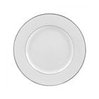 10 Strawberry Street Silver Double Line Porcelain Dinnerware